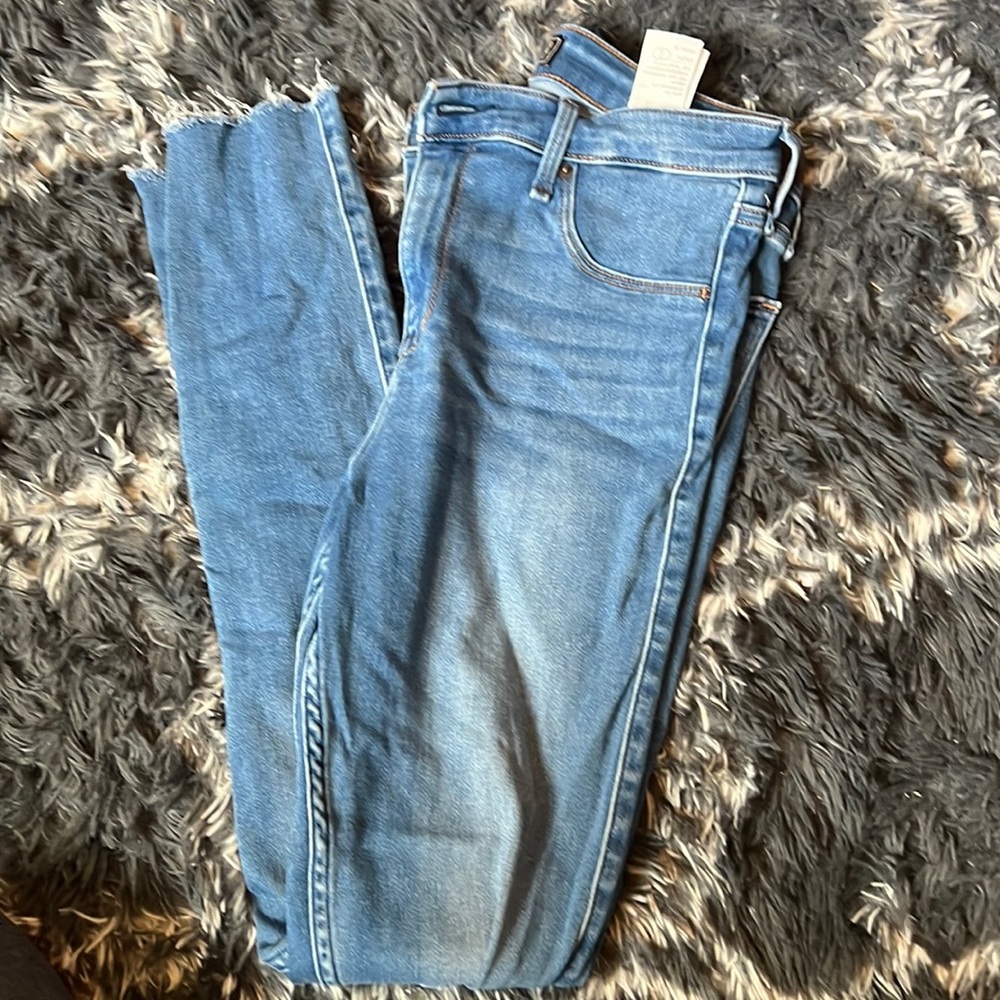 Abercrombie and Fitch. High rise jean leggings.